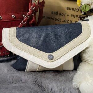 Mini Bag Grace Adele Blue white cream clutch cross body Purse